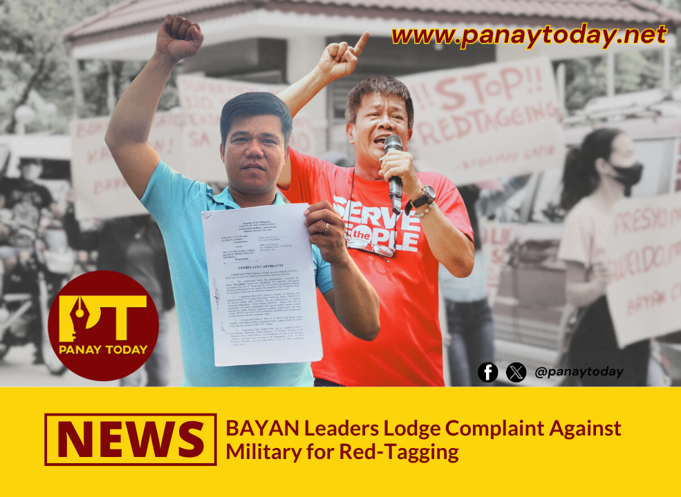 BAYAN Leaders Lodge Complaint Against Military for Red-Tagging