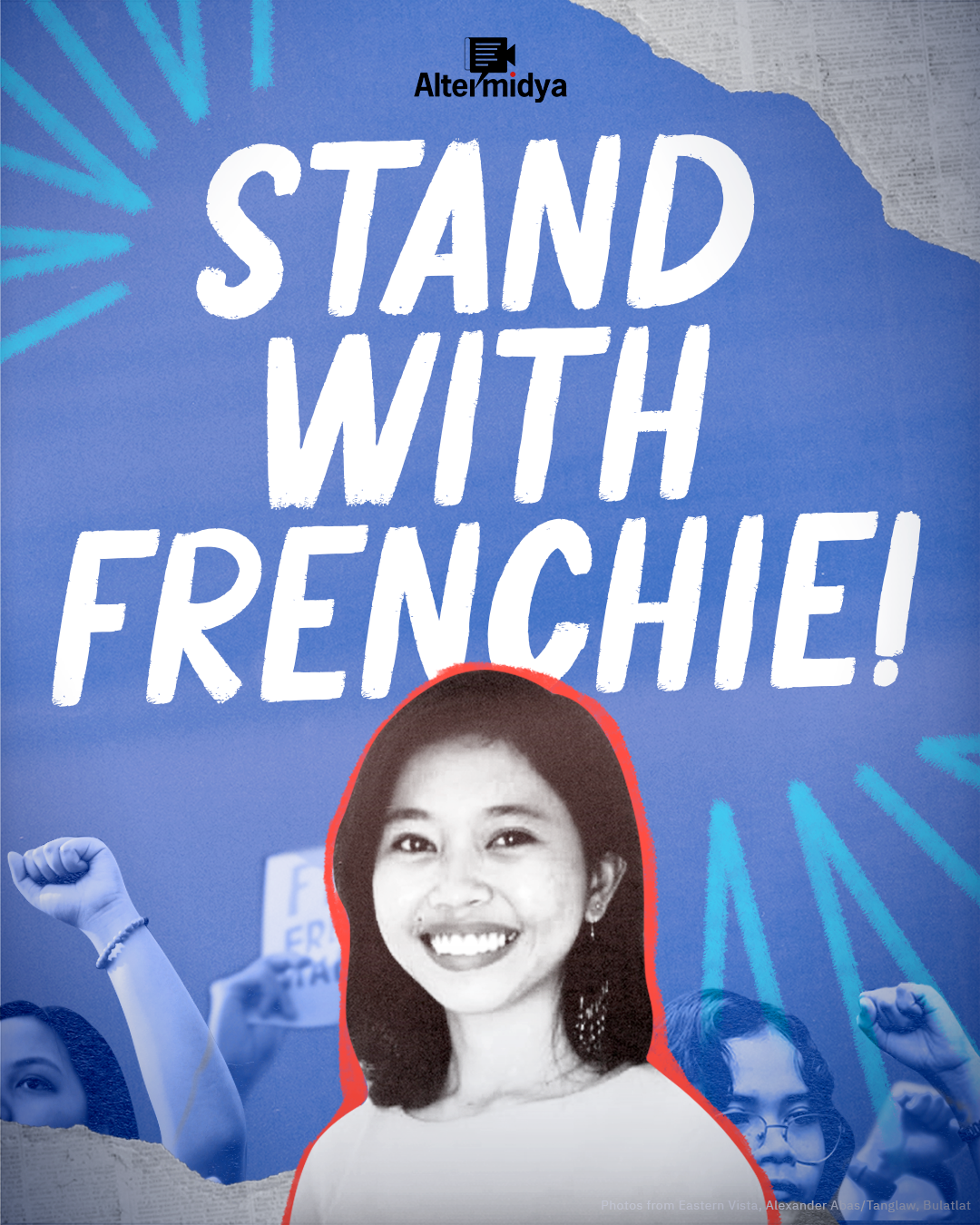 Stand with Frenchie! Junk the trumped-up cases vs Tacloban 5!