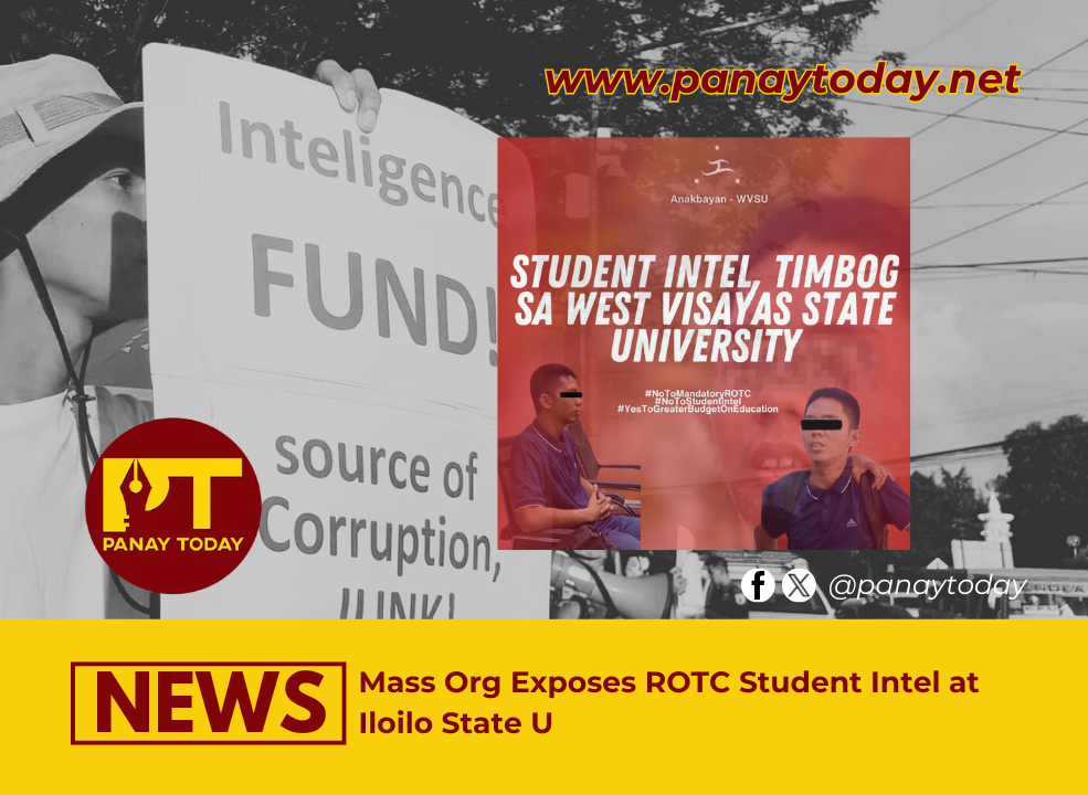 Mass Org Exposes ROTC Student Intel at Iloilo State U