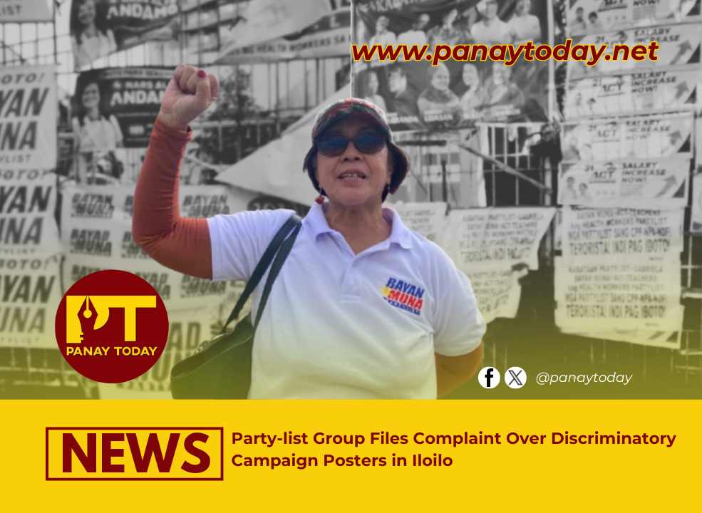 Party-list Group Files Complaint Over Discriminatory Campaign Posters in Iloilo