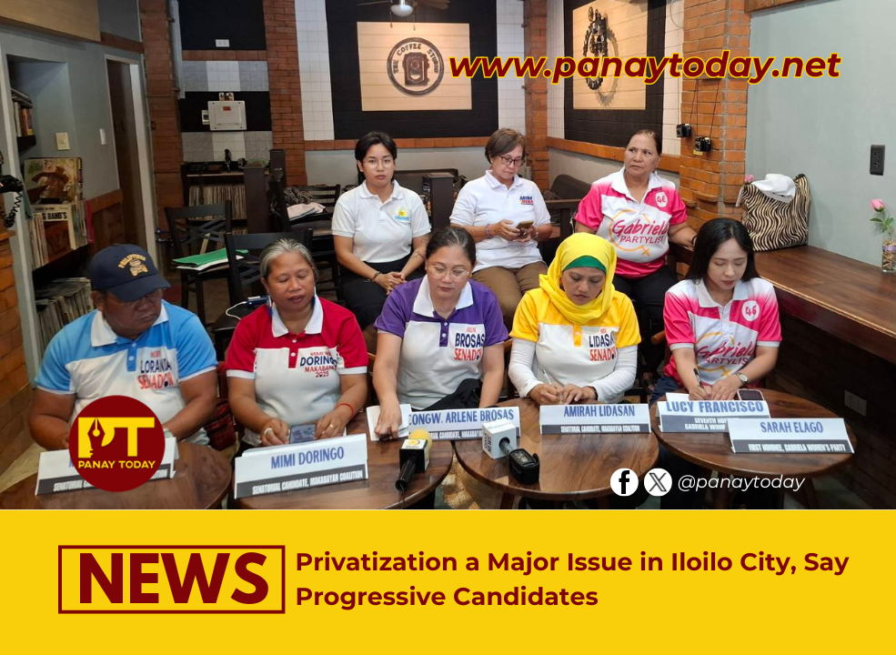 Privatization a Major Issue in Iloilo City, Say Progressive Candidates