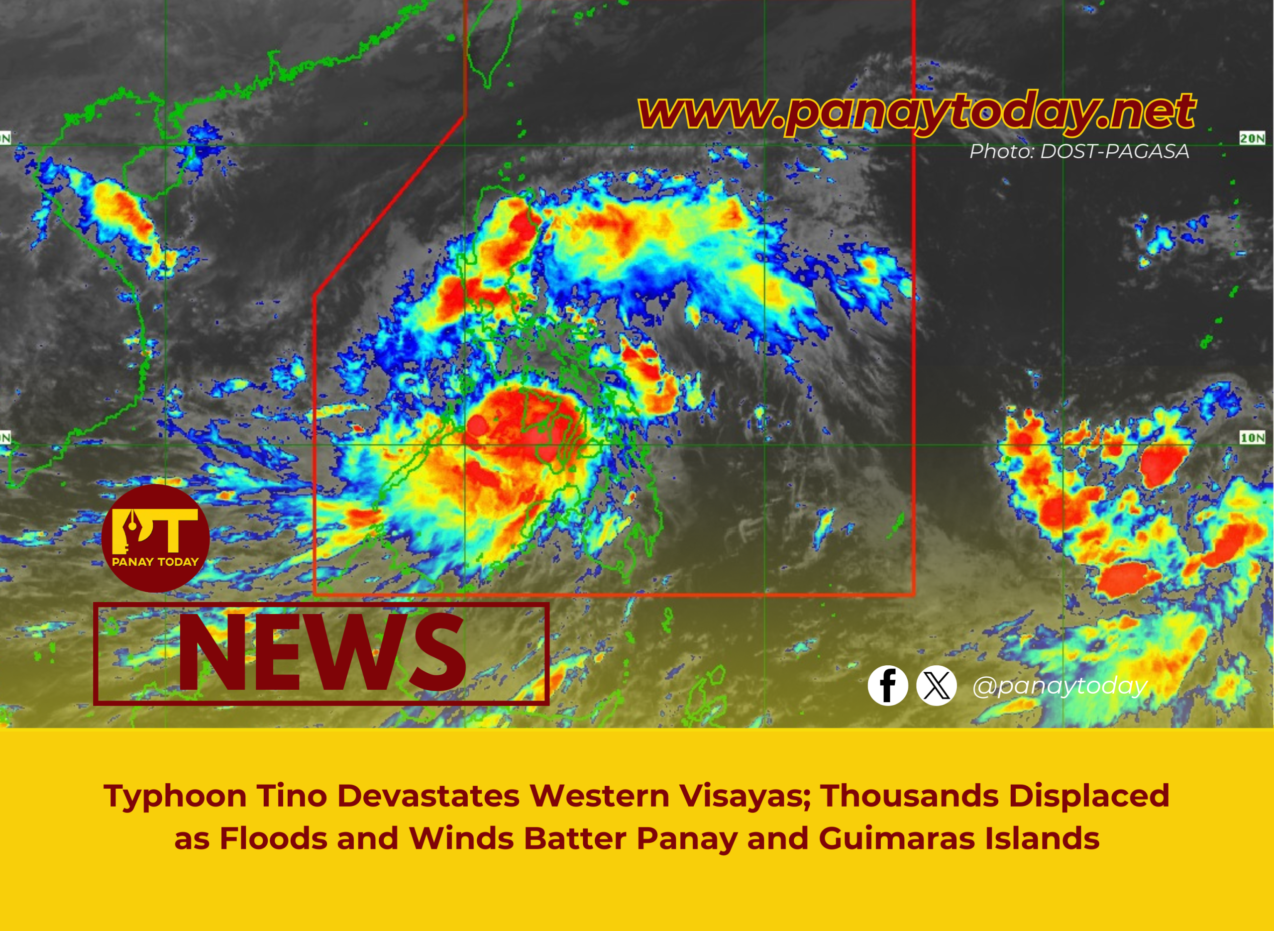 Typhoon Tino Devastates Western Visayas; Thousands Displaced as Floods and Winds Batter Panay and Guimaras Islands