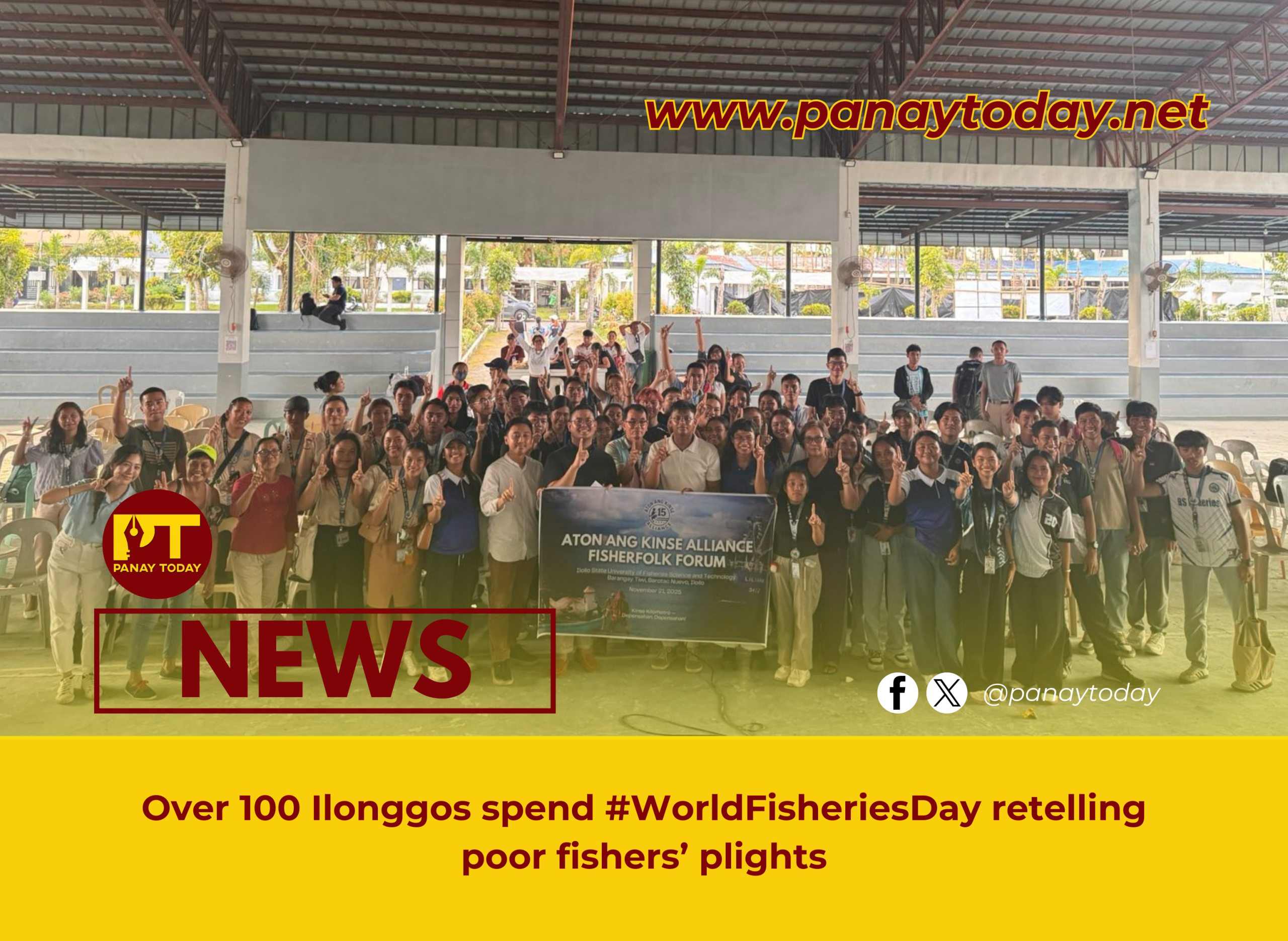 Over 100 Ilonggos spend #WorldFisheriesDay retelling poor fishers’ plights