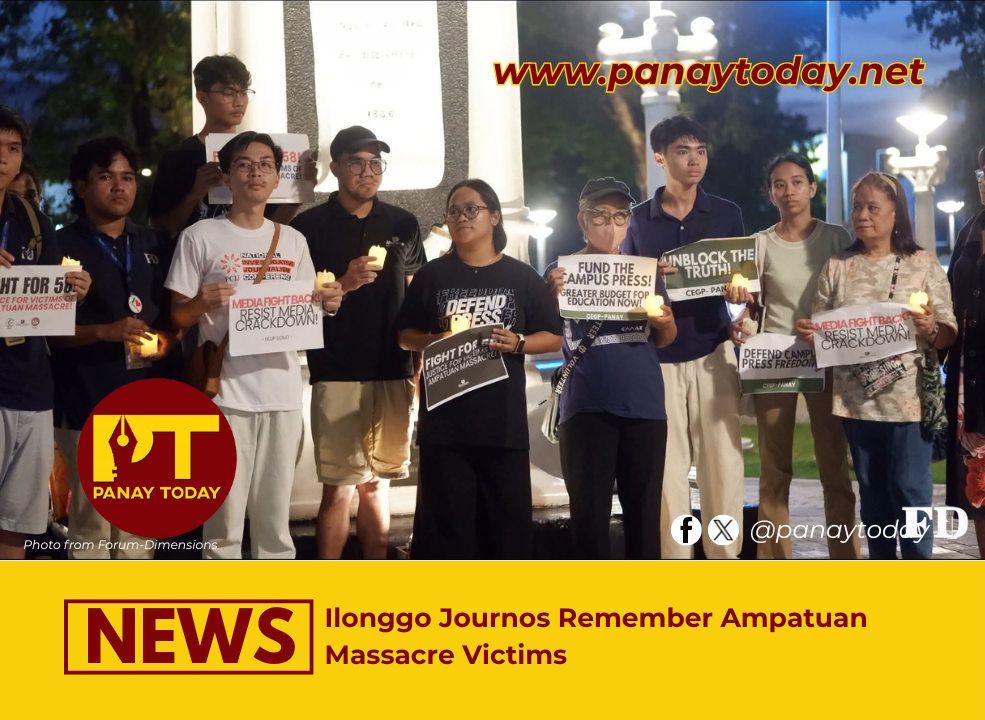Ilonggo Journos Remember Ampatuan Massacre Victims