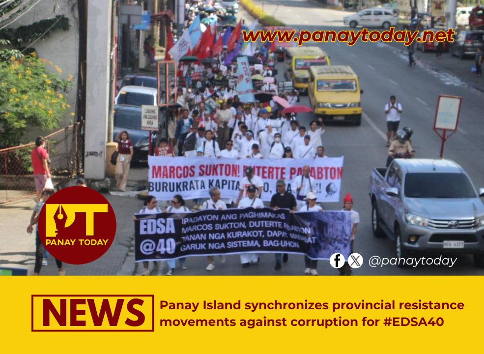 Panay Island synchronizes provincial resistance movements against corruption for #EDSA40