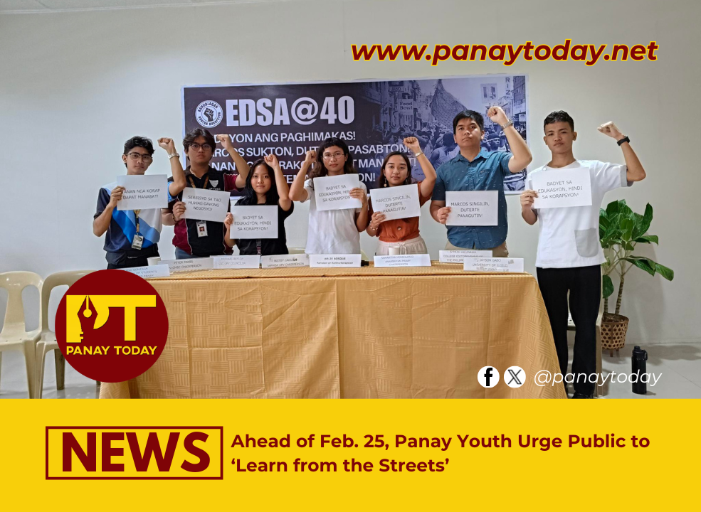Ahead of Feb. 25, Panay Youth Urge Public to ‘Learn from the Streets’