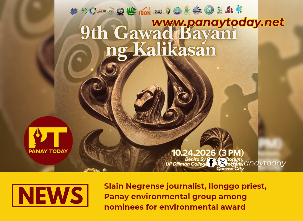 Slain Negrense journalist, Ilonggo priest, Panay environmental group among nominees for environmental award